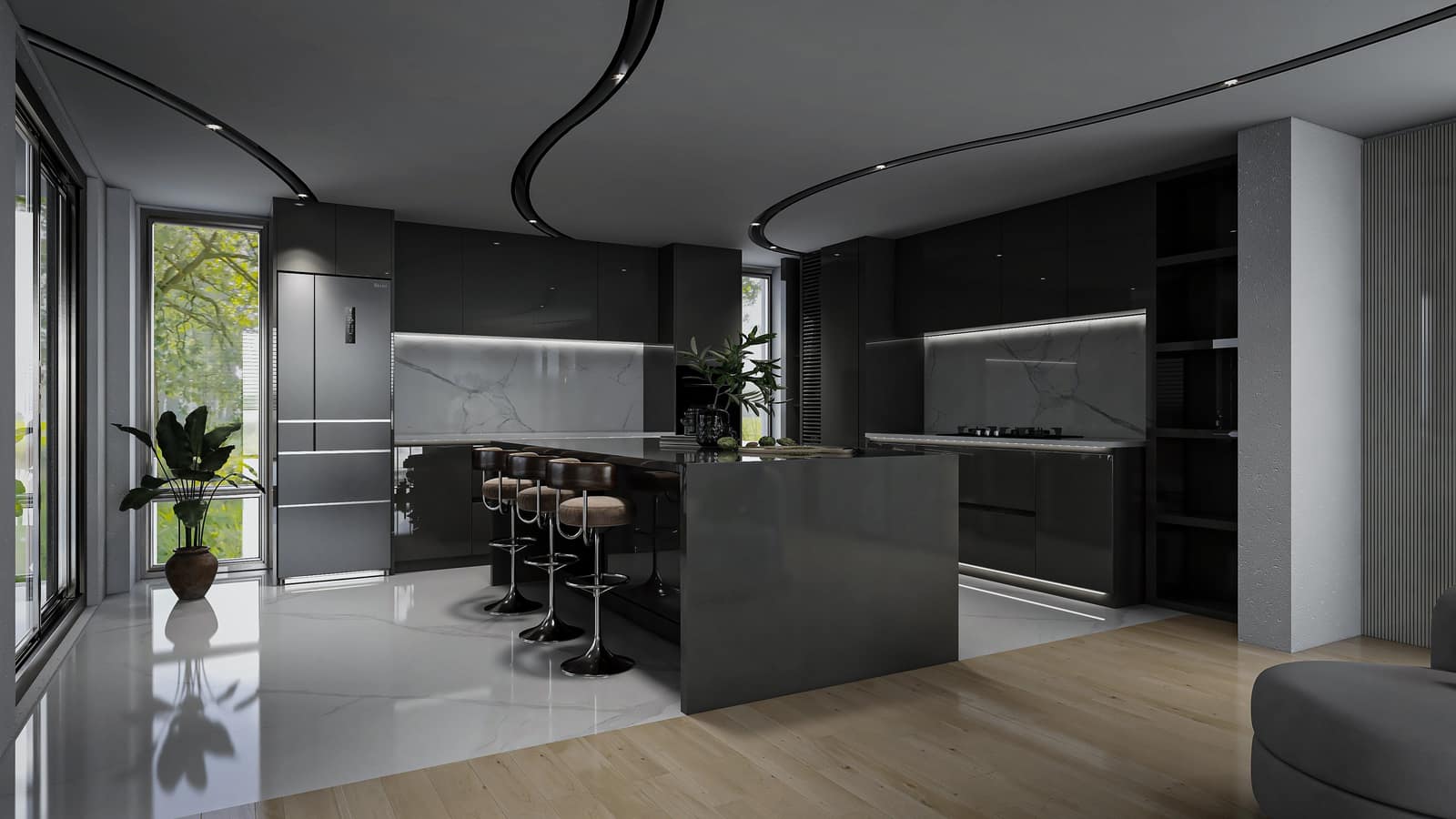 Federal Kitchen Remodel in Georgetown, DC by Pannello Home Interiors project photo 3