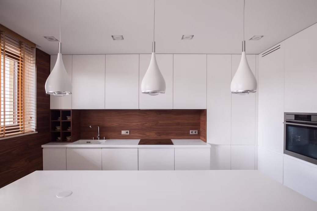 Custom kitchen cabinetry by Pannello Home Interiors, Washington DC — European-finish, locally fabricated